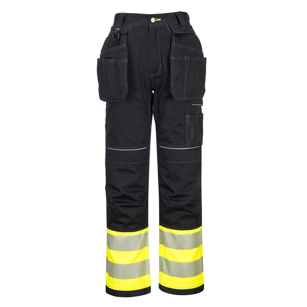 PW307-Yellow/Black.  PW3 Hi-Vis Removable Holster Pants.  Live Chat for Bulk Discounts