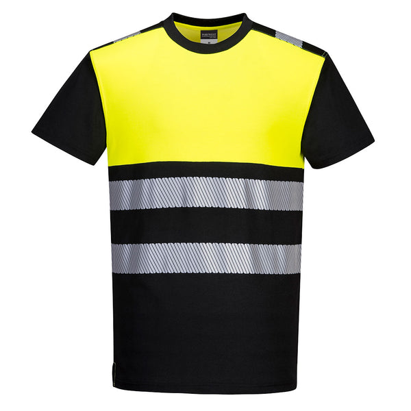 PW311-Black/Yellow.  PW3 Hi-Vis Class 1 T-Shirt.  Live Chat for Bulk Discounts