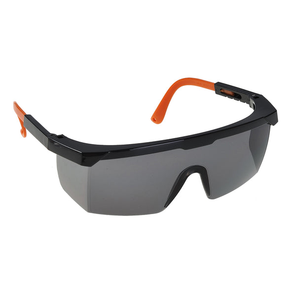 PW33-Smoke/Black/Orange.  Classic Safety Glasses.  Live Chat for Bulk Discounts