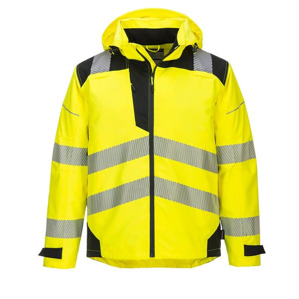 PW360-Yellow/Black.  PW3 Hi-Vis Extreme Rain Jacket.  Live Chat for Bulk Discounts