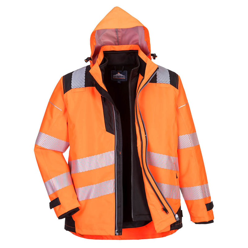 PW365-Orange/Black.  PW3 Hi-Vis 3-in-1 Jacket.  Live Chat for Bulk Discounts