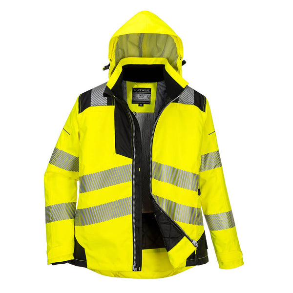 PW382-Yellow/Black.  PW3 Hi-Vis Women's Winter Jacket.  Live Chat for Bulk Discounts