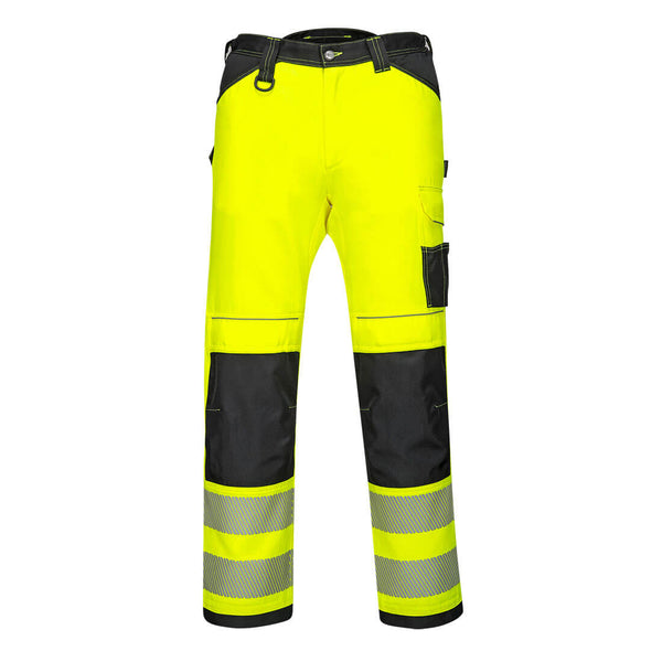 PW385-Yellow/Black.  PW3 Hi-Vis Women's Stretch Work Pants.  Live Chat for Bulk Discounts