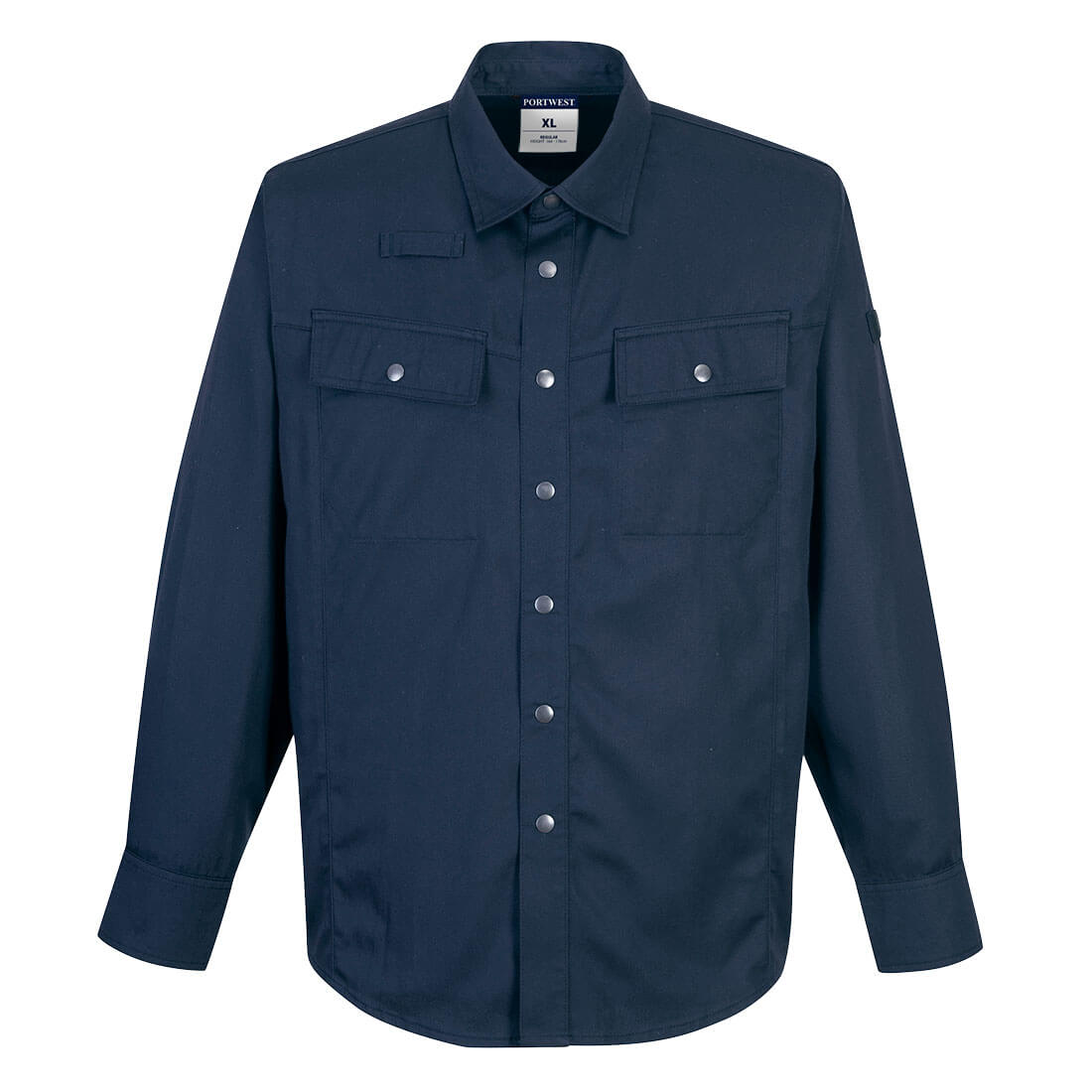 S130-Dark Navy. Ripstop Long Sleeve Shirt. Live Chat for Bulk Discount