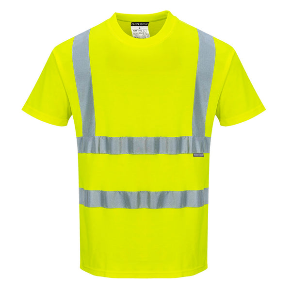 S170-Yellow.  Cotton Comfort Short Sleeve T-Shirt.  Live Chat for Bulk Discounts