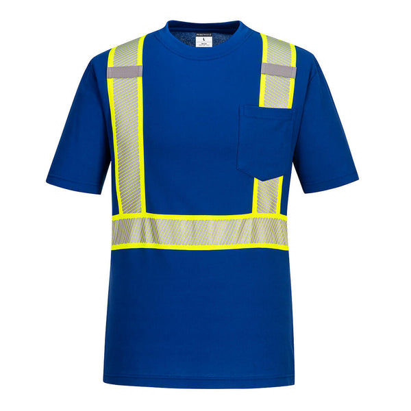 S396-Royal Blue.  Iona Plus Short Sleeve T-Shirt.  Live Chat for Bulk Discounts