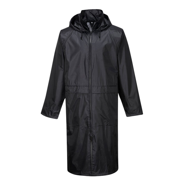 S438-Black.  Classic Rain Coat.  Live Chat for Bulk Discounts