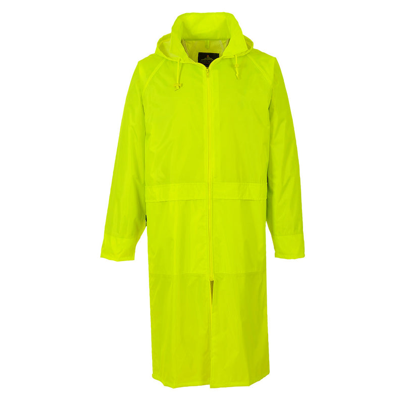 S438-Yellow.  Classic Rain Coat.  Live Chat for Bulk Discounts