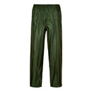 S441-Olive Green.  Classic Rain Pants.  Live Chat for Bulk Discounts