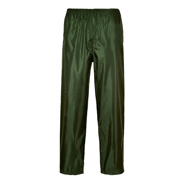 S441-Olive Green.  Classic Rain Pants.  Live Chat for Bulk Discounts