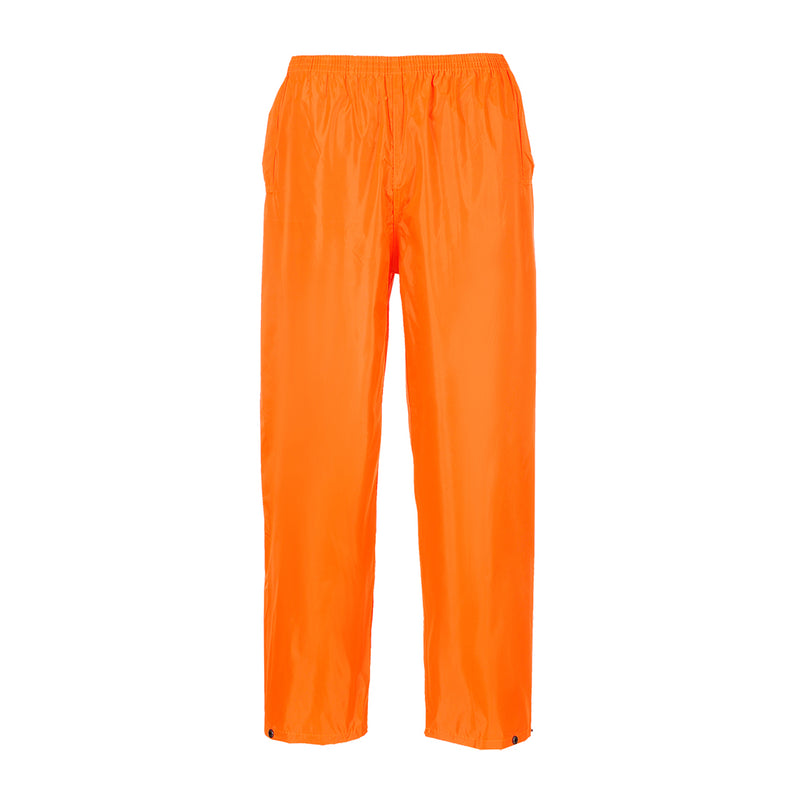 S441-Orange.  Classic Rain Pants.  Live Chat for Bulk Discounts