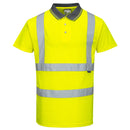 S477-Yellow.  Hi-Vis Short Sleeve Polo Shirt.  Live Chat for Bulk Discounts