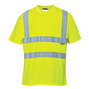 S478-Yellow.  Hi-Vis T-Shirt.  Live Chat for Bulk Discounts
