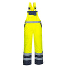 S489-Yellow.  Contrast Bib and Brace - Lined.  Live Chat for Bulk Discounts