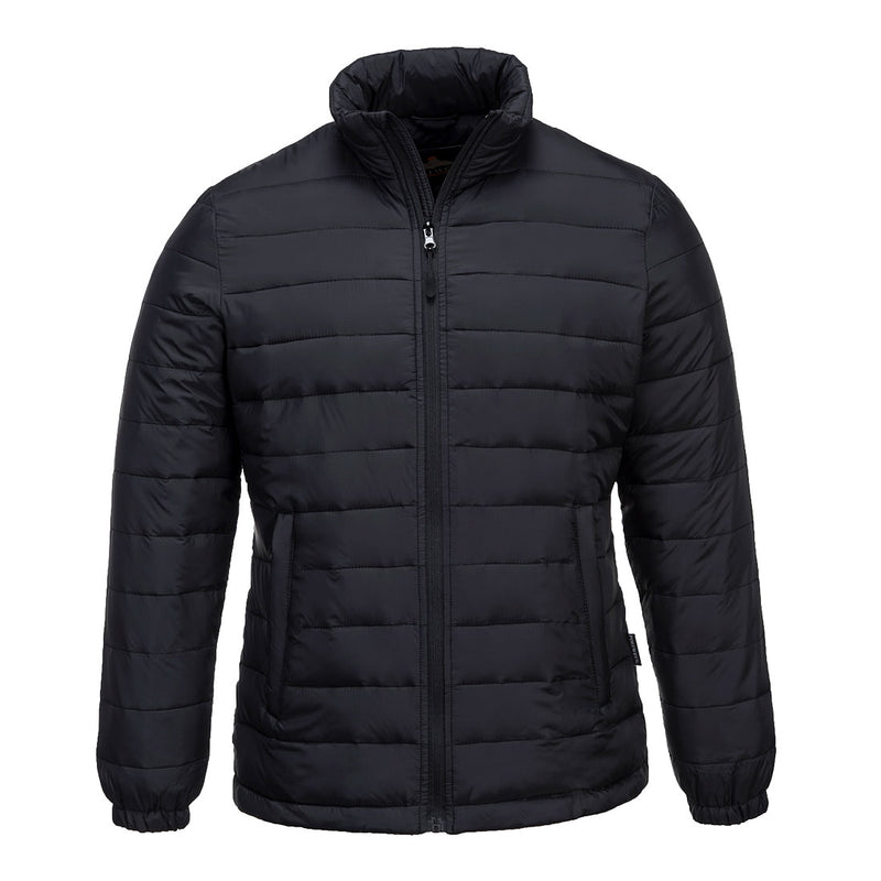 S545-Black.  Women's Aspen Baffle Jacket.  Live Chat for Bulk Discounts