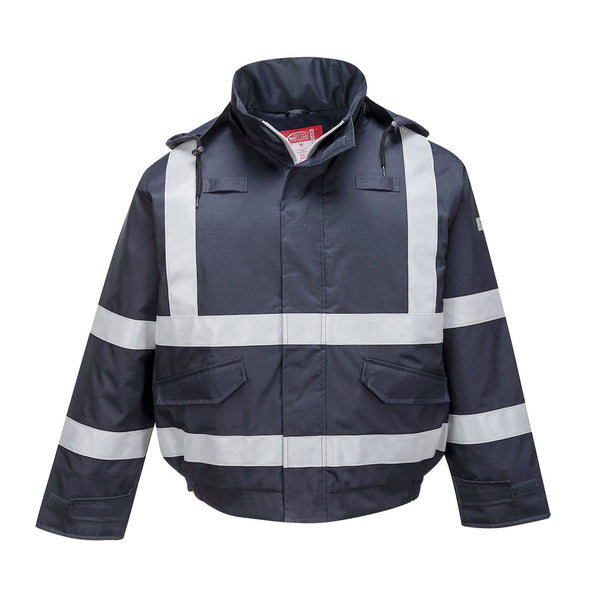 Portwest [#S783] Bizflame Rain FR Bomber Jacket. Live Chat for Bulk Discounts.