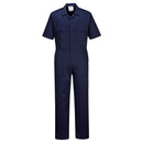 S996-Navy.  Short Sleeve Coverall.  Live Chat for Bulk Discounts
