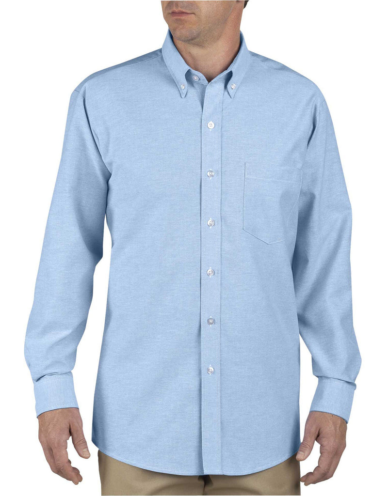 Dickies [SSS3] Button-Down Long Sleeve Oxford Shirt. Live Chat For Bulk Discounts.