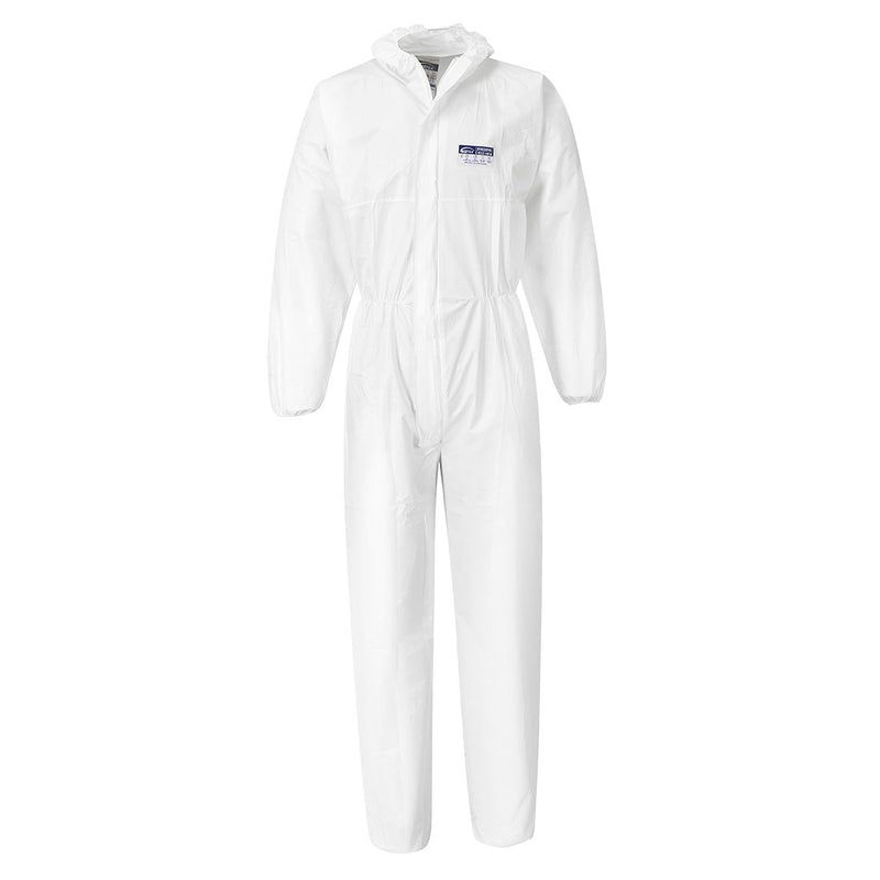 ST40-White.  BizTex Microporous Coverall Type 5/6.  Live Chat for Bulk Discounts