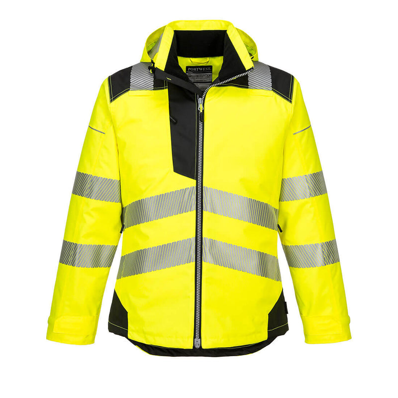 T400-Yellow/Black.  PW3 Hi-Vis Winter Jacket .  Live Chat for Bulk Discounts