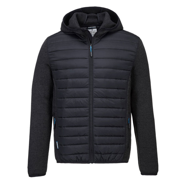 T832-Gray Marl.  KX3 Hybrid Baffle Jacket.  Live Chat for Bulk Discounts