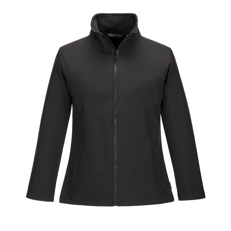 TK21-Black.  Women's Print & Promo Softshell (2L).  Live Chat for Bulk Discounts