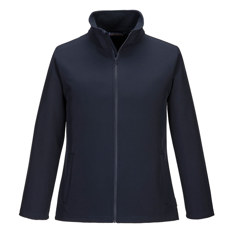 TK21-Navy.  Women's Print & Promo Softshell (2L).  Live Chat for Bulk Discounts