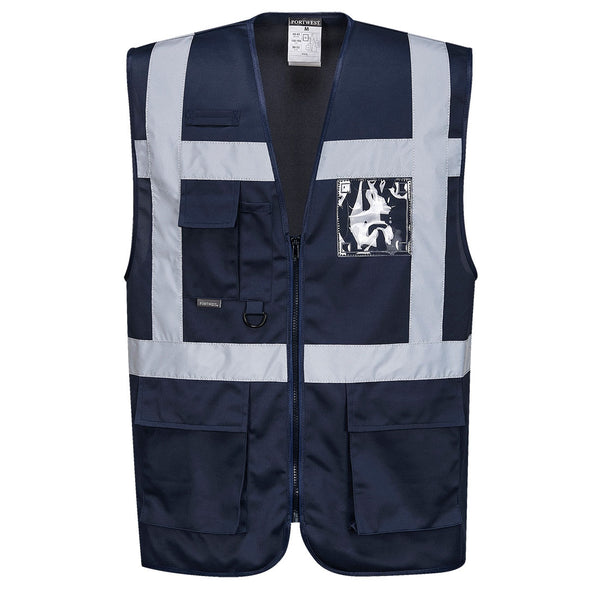 UF476-Navy.  Iona Executive Vest.  Live Chat for Bulk Discounts