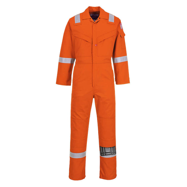 UFR21-Orange.  Super Light Weight FR Antistatic Coverall.  Live Chat for Bulk Discounts