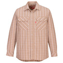 UFR97-Khaki.  Bizflame 88/12 FR Plaid Shirt .  Live Chat for Bulk Discounts