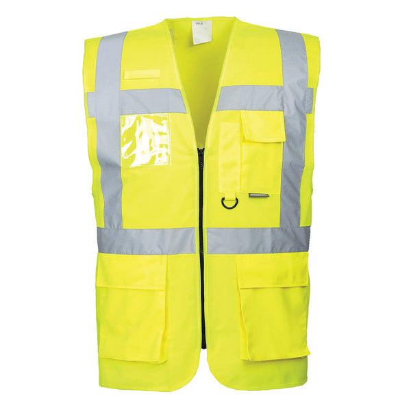 US476-Yellow.  Berlin Executive Vest.  Live Chat for Bulk Discounts
