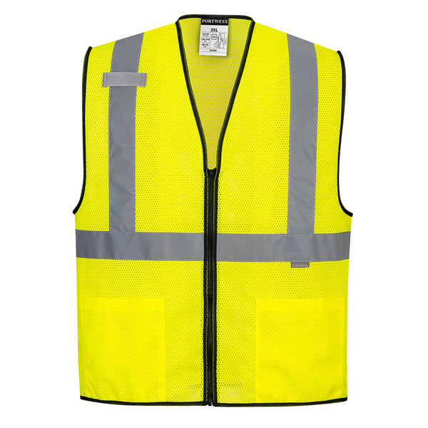 US580-Yellow.  Alabama Mesh Vest.  Live Chat for Bulk Discounts