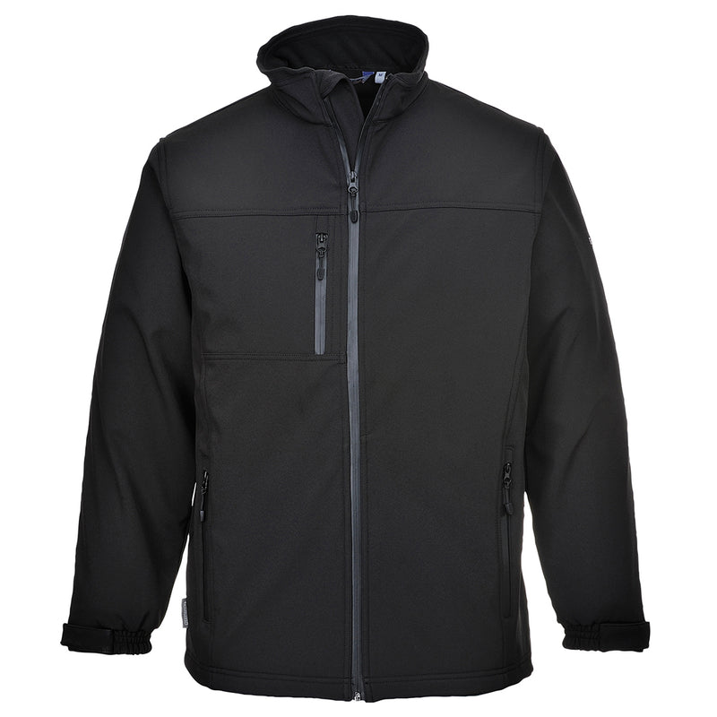 UTK50-Black.  Softshell Jacket (3L).  Live Chat for Bulk Discounts