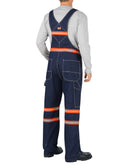 Dickies Men's Enhanced Visibility Denim Bib Overalls VB501. Live Chat For Bulk Discounts.
