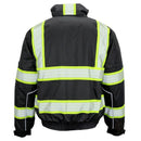 GSS Safety [8513] ONXY Ripstop 3-N-1 Teflon Protection Winter Black Bomber Jacket w/Segment Tape. Live Chat for Bulk Discounts.